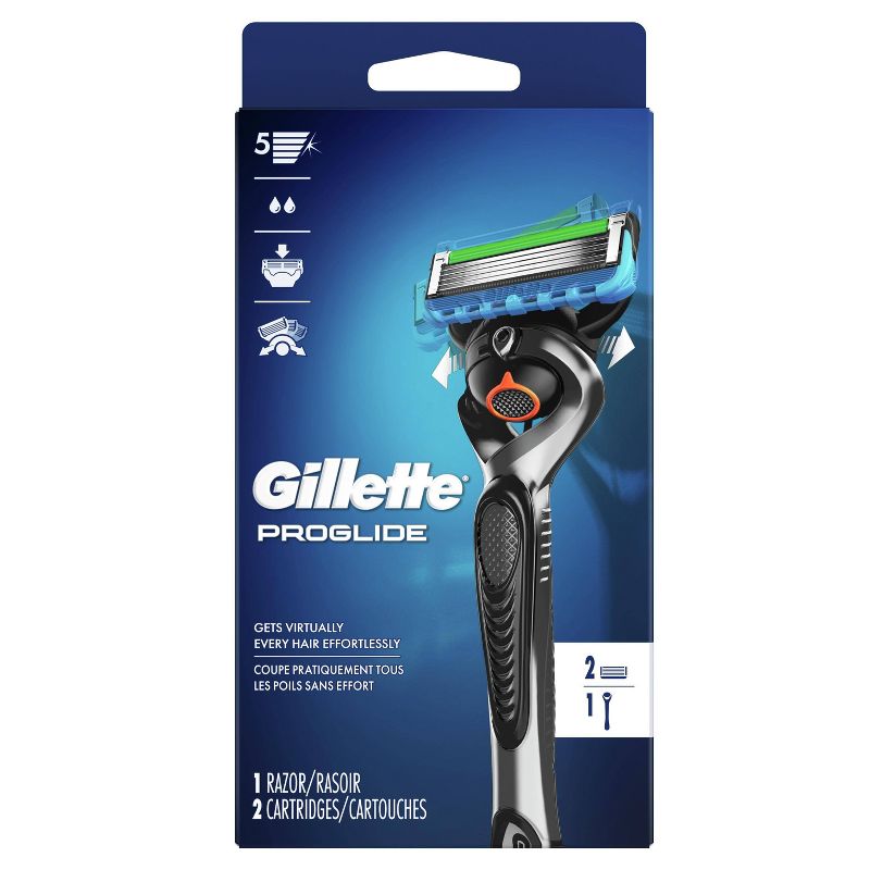 Gillette ProGlide Men's Razor + 2 Razor Blade Refills
