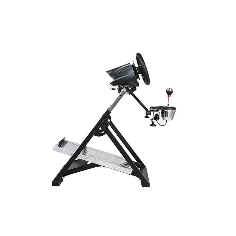 G920 Racing Steering Wheel Stand Shifter Mount fit for Logitech G27/G25, G29 Gaming Wheel Stand fit for Thrustmaster，Wheel Pedals NOT Included Racing Wheel Stand