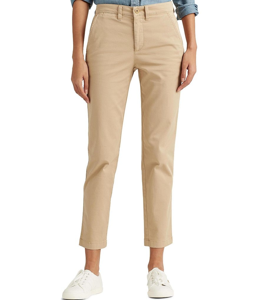 Ruby Rd. Petite Size Double Face Stretch Embellished Hem Capri Pants