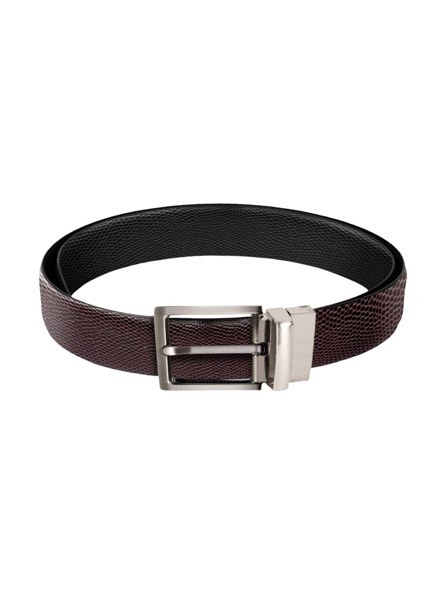 Scharf Brown Leather Set Of Waist Belt And Wallet For Men