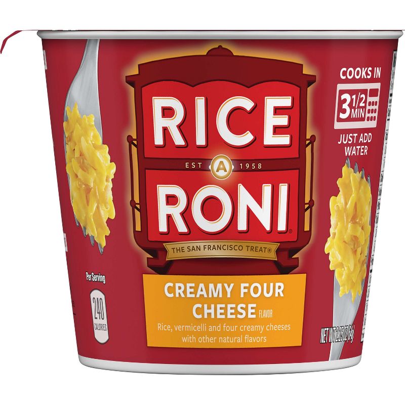 Rice A Roni Creamy Four Cheese Rice Cup - 2.25oz