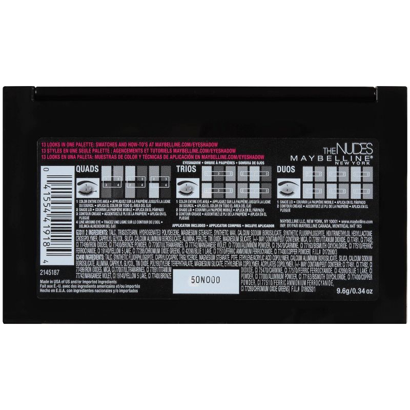 Maybelline Eyeshadow Palette - 20 The Nudes