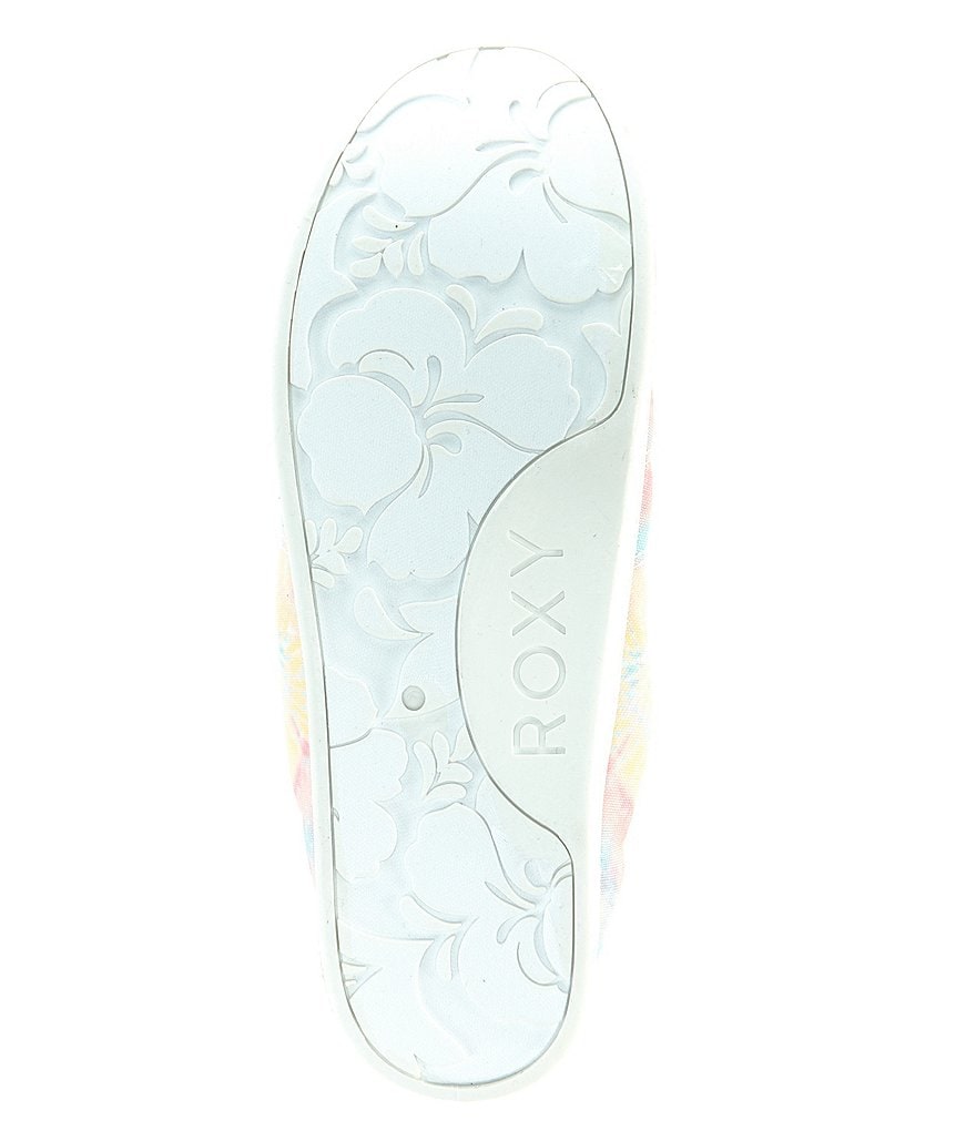 Roxy Bayshore III Canvas Tie-Dye Slip-On Sneakers