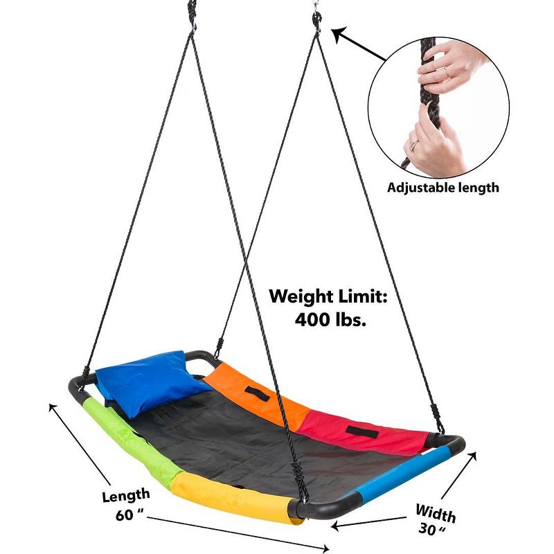 Swingan Swing Belt Seat Replacement - Orange