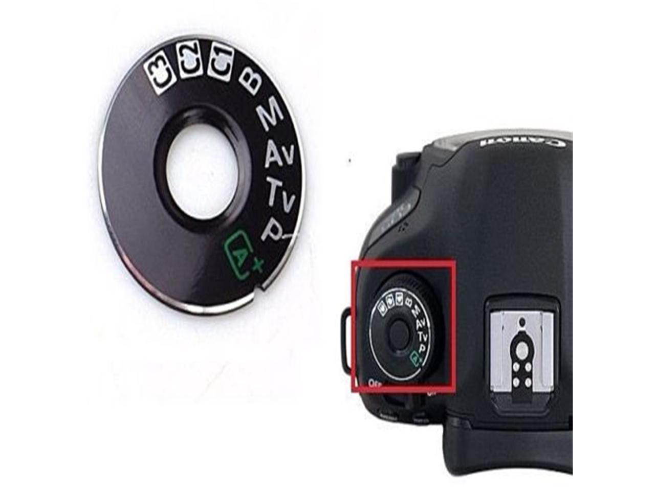 100PCS,Digital SLR Camera Accessories,Function Turntable Group With Base,Gear Mode Cover,for Canon EOS 5D3 5DMARKII III