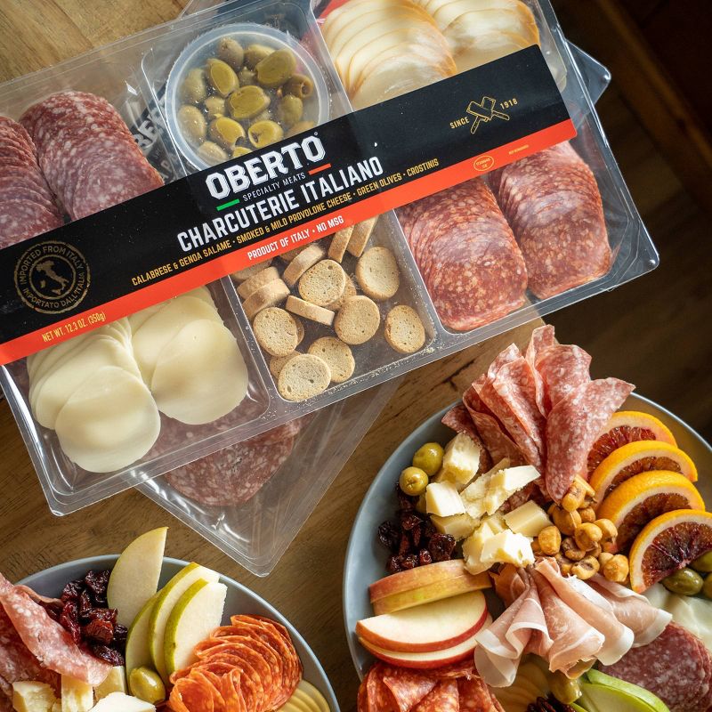 Oberto Charcuterie Platter with Olives - 12.3oz
