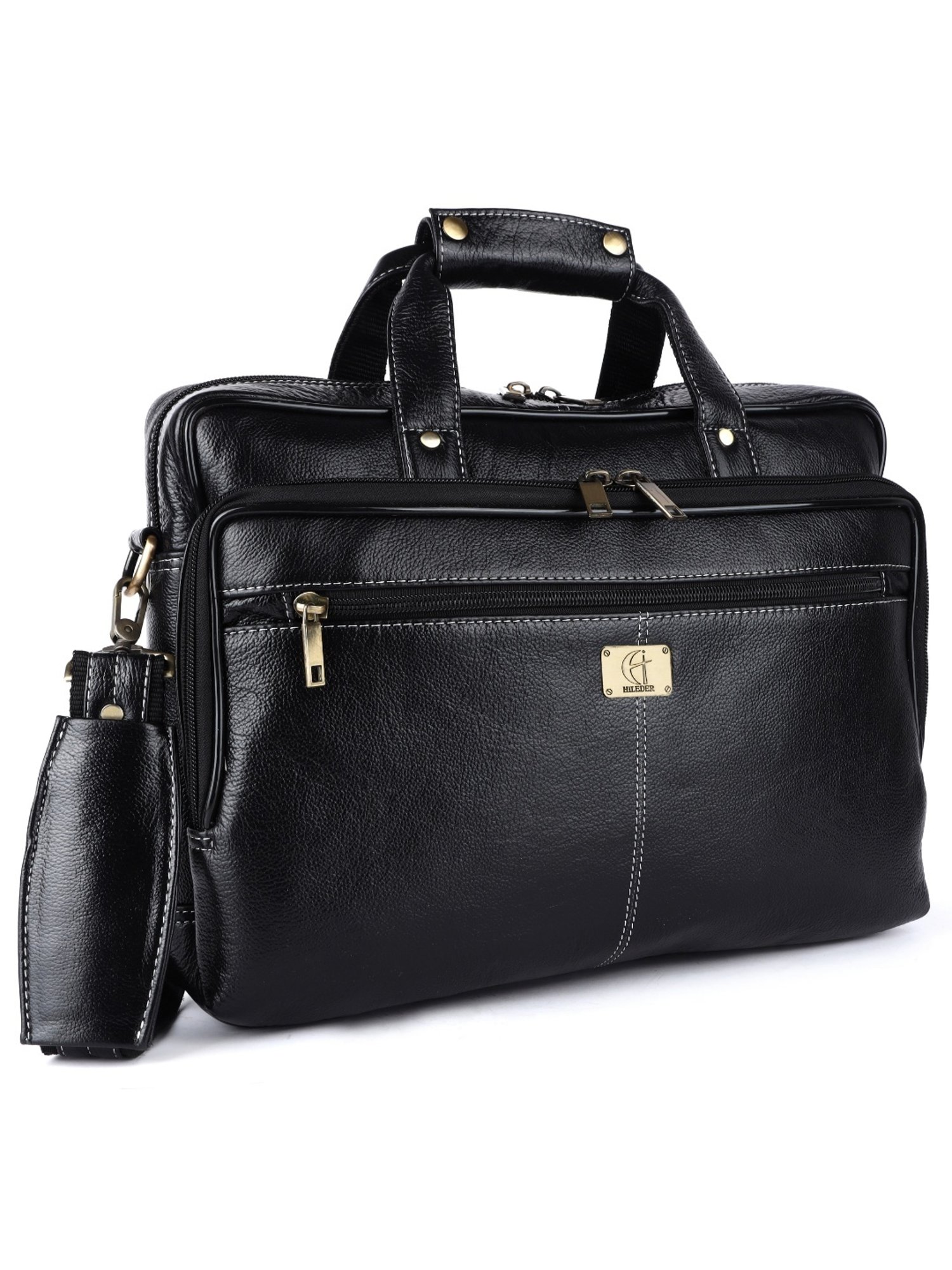 Priority Navy Synthetic Medium Messenger Bag