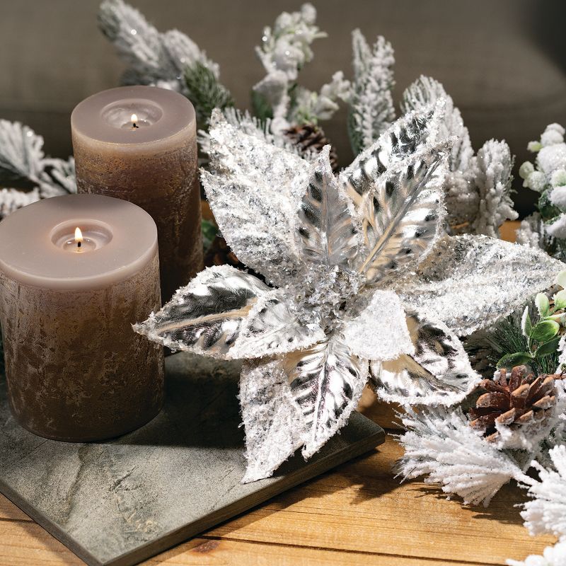 Sullivans Poinsettia Artificial Stem 23"H Gold