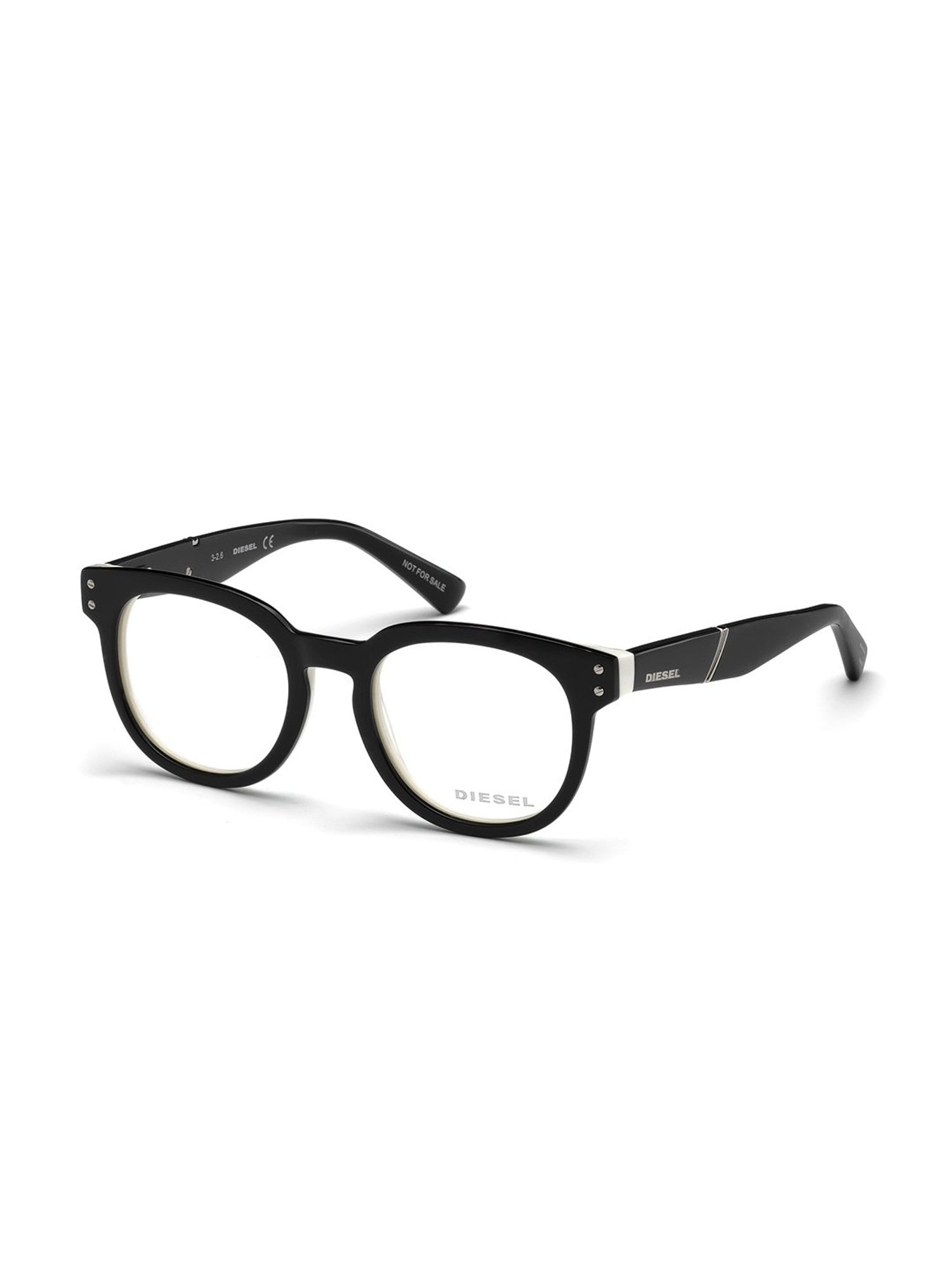 DIESEL DL5230 48 004 Black Full Rim Round Frame