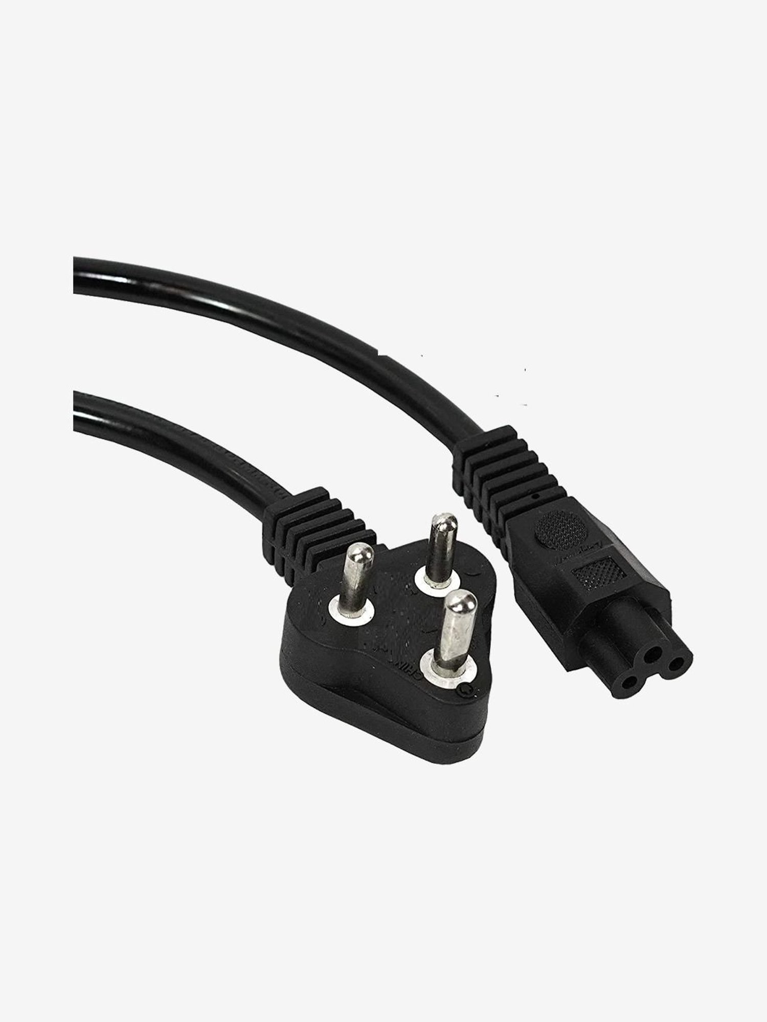 Ebsb 1 Meter 3 Pin Laptop Power Cable Cord (Black)