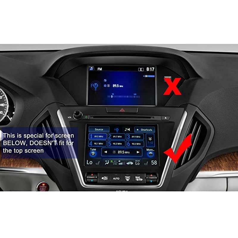 20152018 Acura TLX ODMD Display 7Inch Lower Touch Screen Protector  HD Clear Tempered Glass Guard Shield ScratchResistant Ultra HD Extreme Clarity