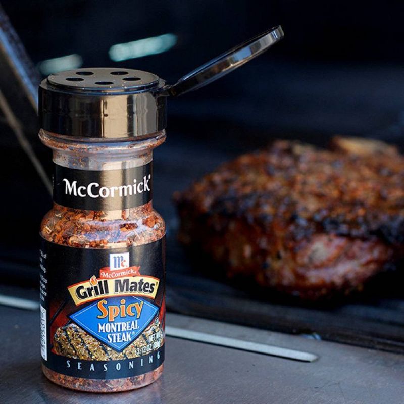 McCormick Grill Mates Gluten Free Spicy Montreal Steak Seasoning - 3.12oz