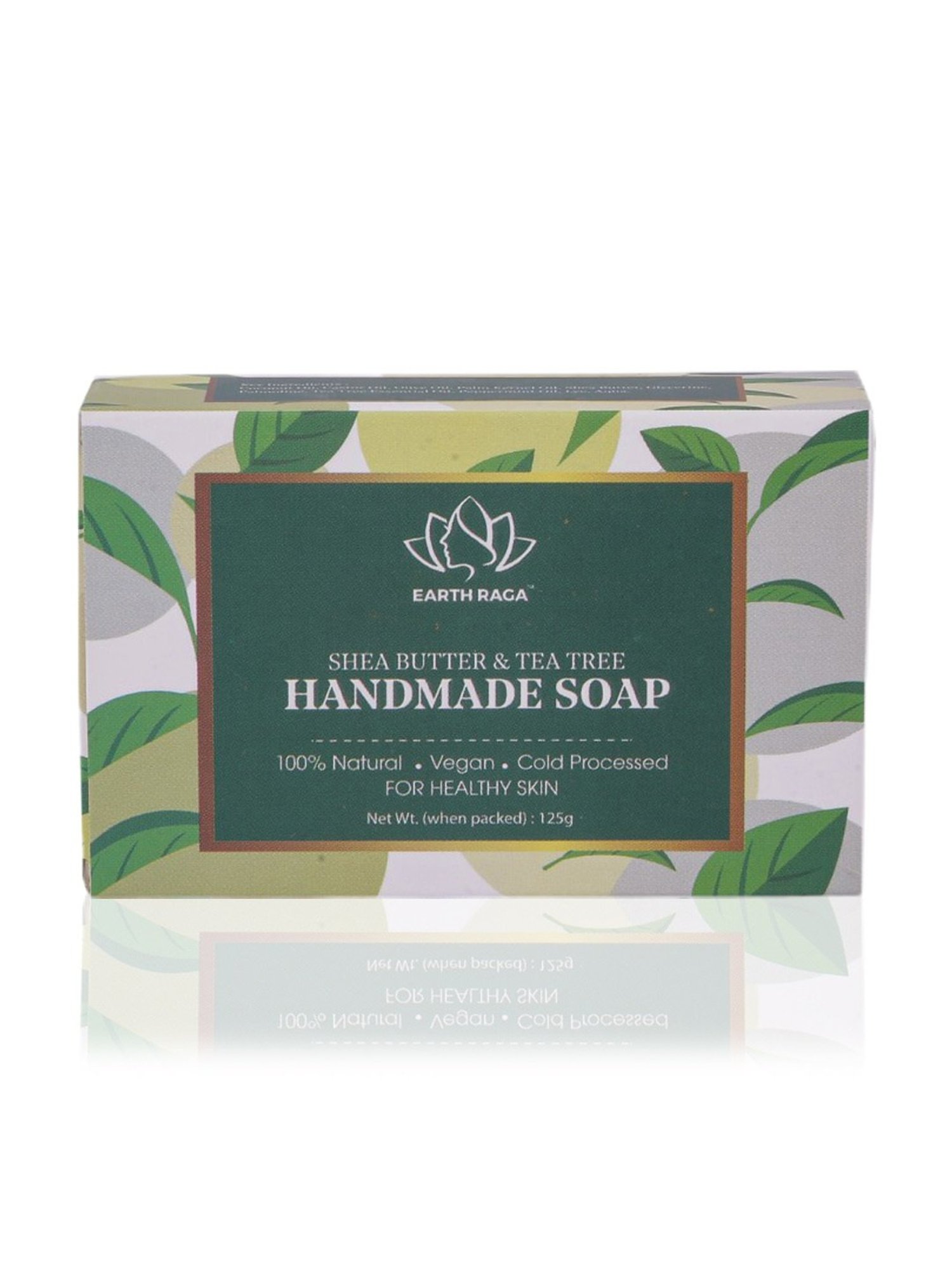 Earthraga Shea Butter & Tea Tree Handmade Soap - 125 gm