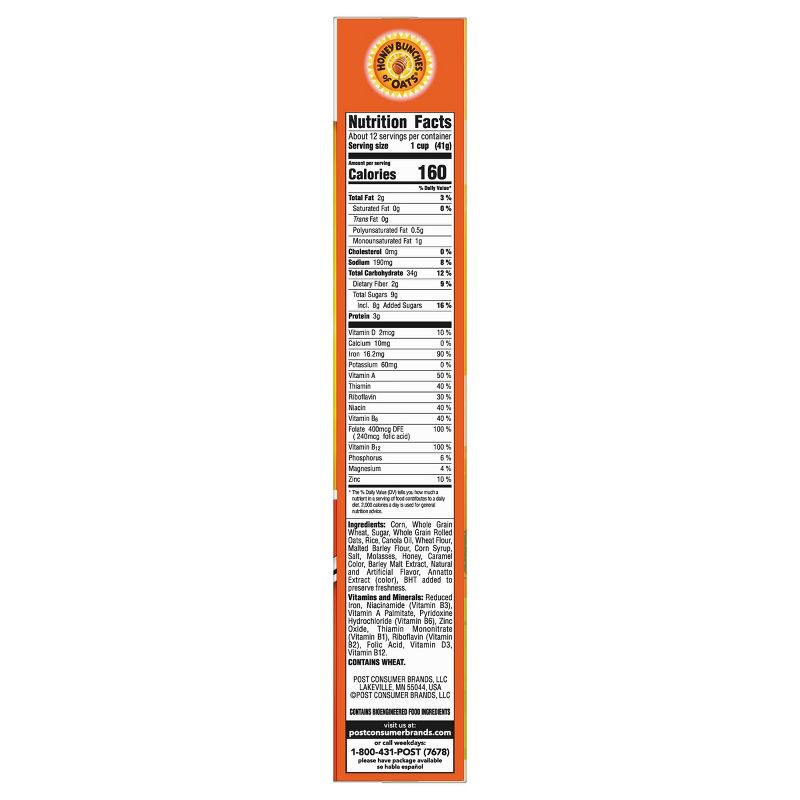 Honey Bunches of Oats Honey Roasted Oat Breakfast Cereal - 18oz - Post