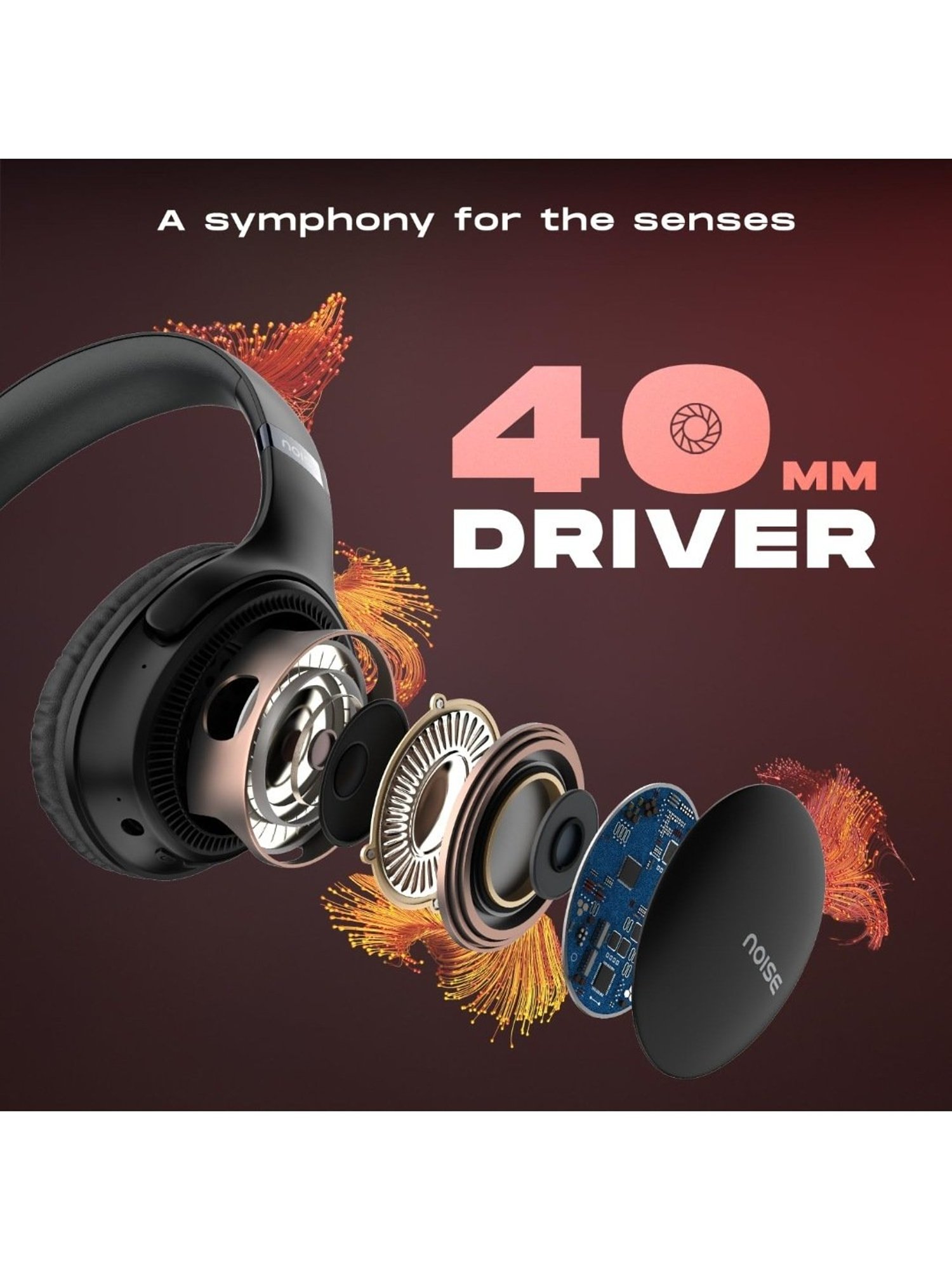 Major IV On Ear Wireless Bluetooth Headphone with Microphone (Black, True Wireless)