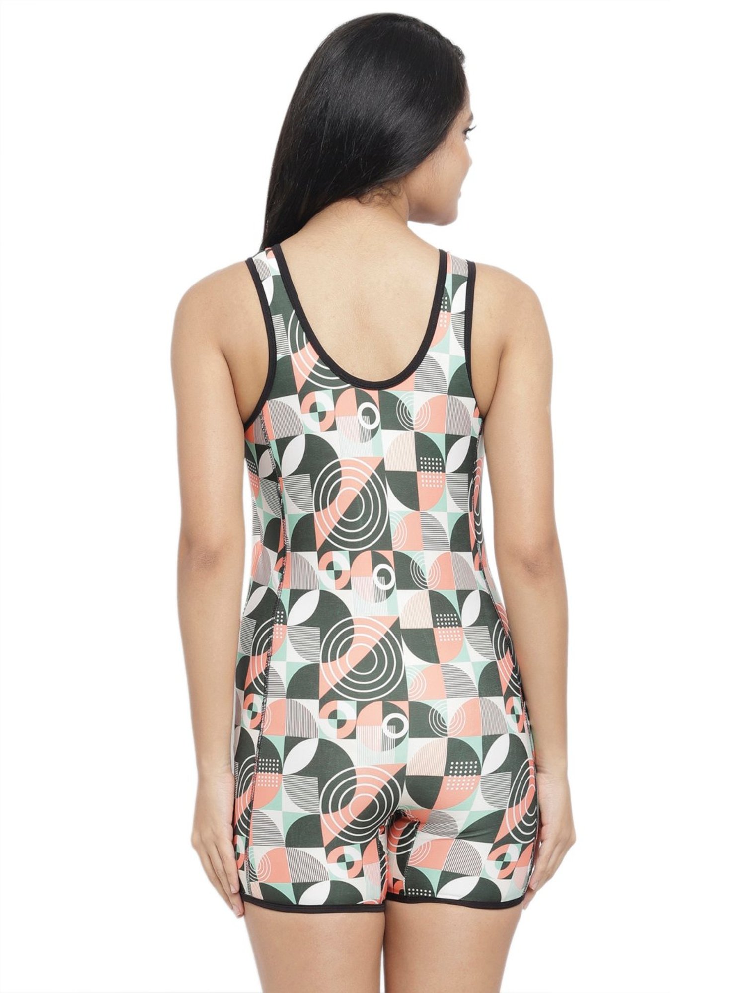 N-Gal Multicolor Printed Swimsuit (Pack Of 2)