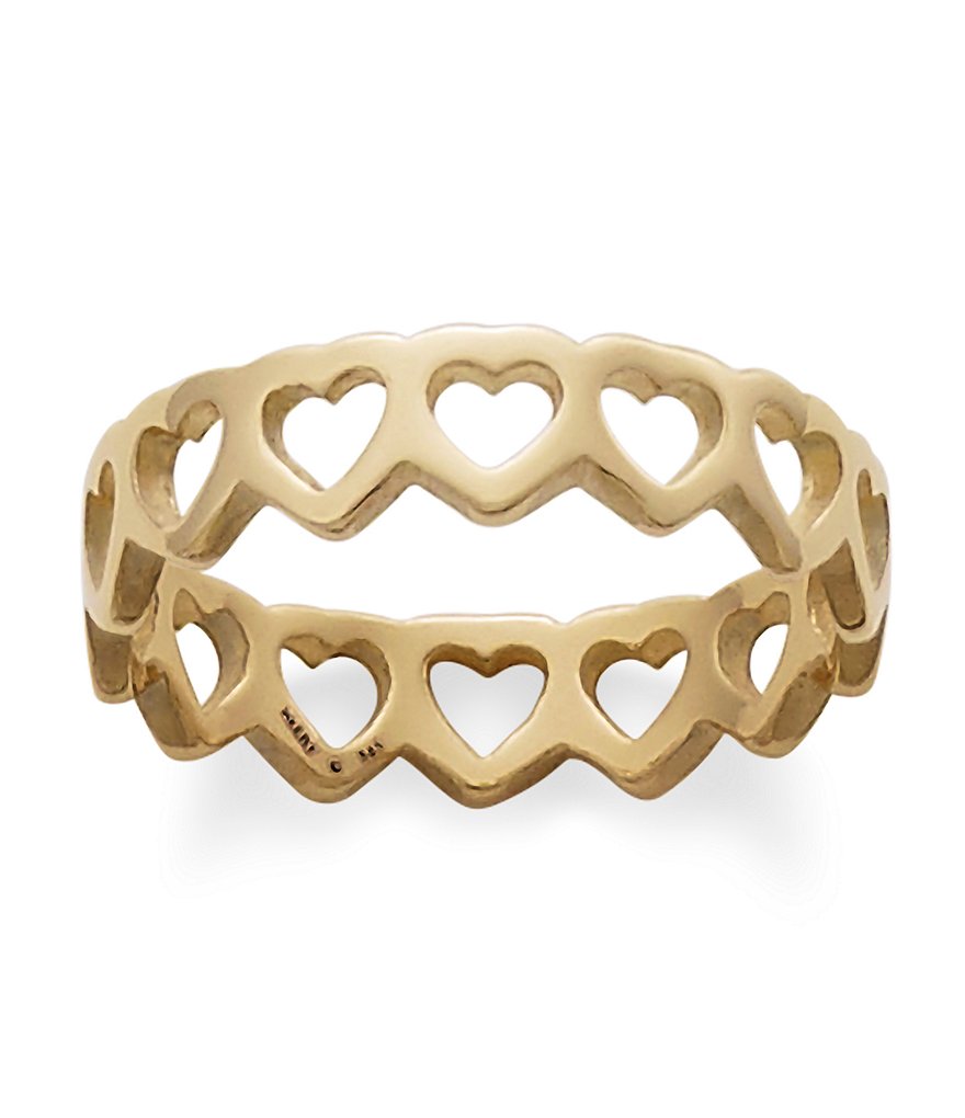 James Avery 14K Tiny Hearts Band