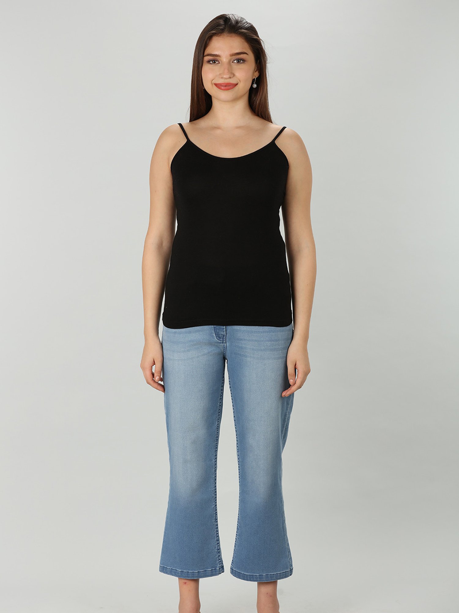 Mustard Black Camisole