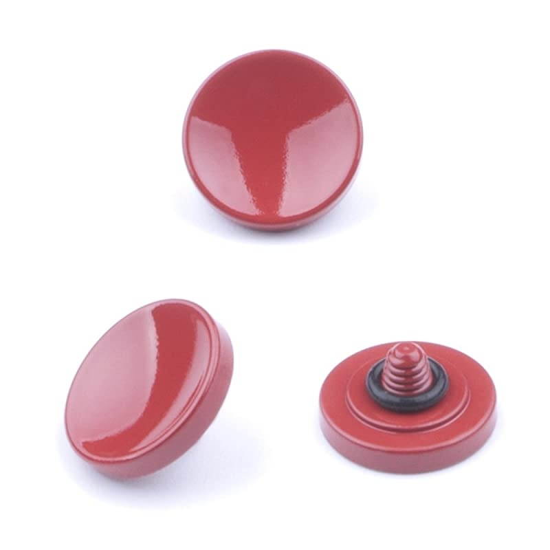 Soft Metal Shutter Release Button Compatible with Fujifilm XT30 XT4 XT3 X100F XT20 XPRO2 X30 X100T X100S XT2 RX10 II III IV Camera Black Red Darkred Orange 11mm Concave Surface4 Pack