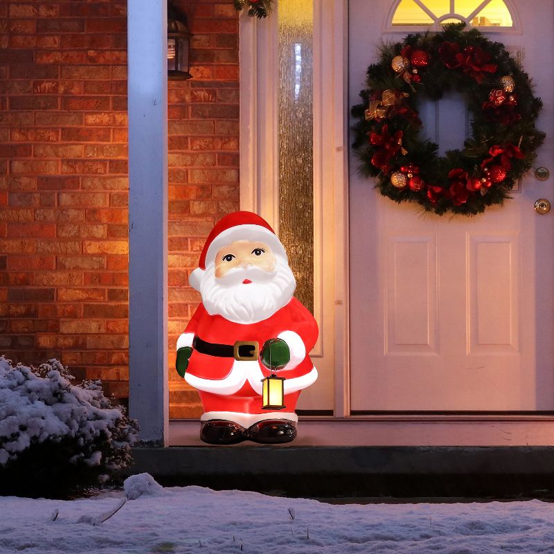 Mr. Christmas Outdoor LED Christmas Decoration Retro Santa Claus - 24"