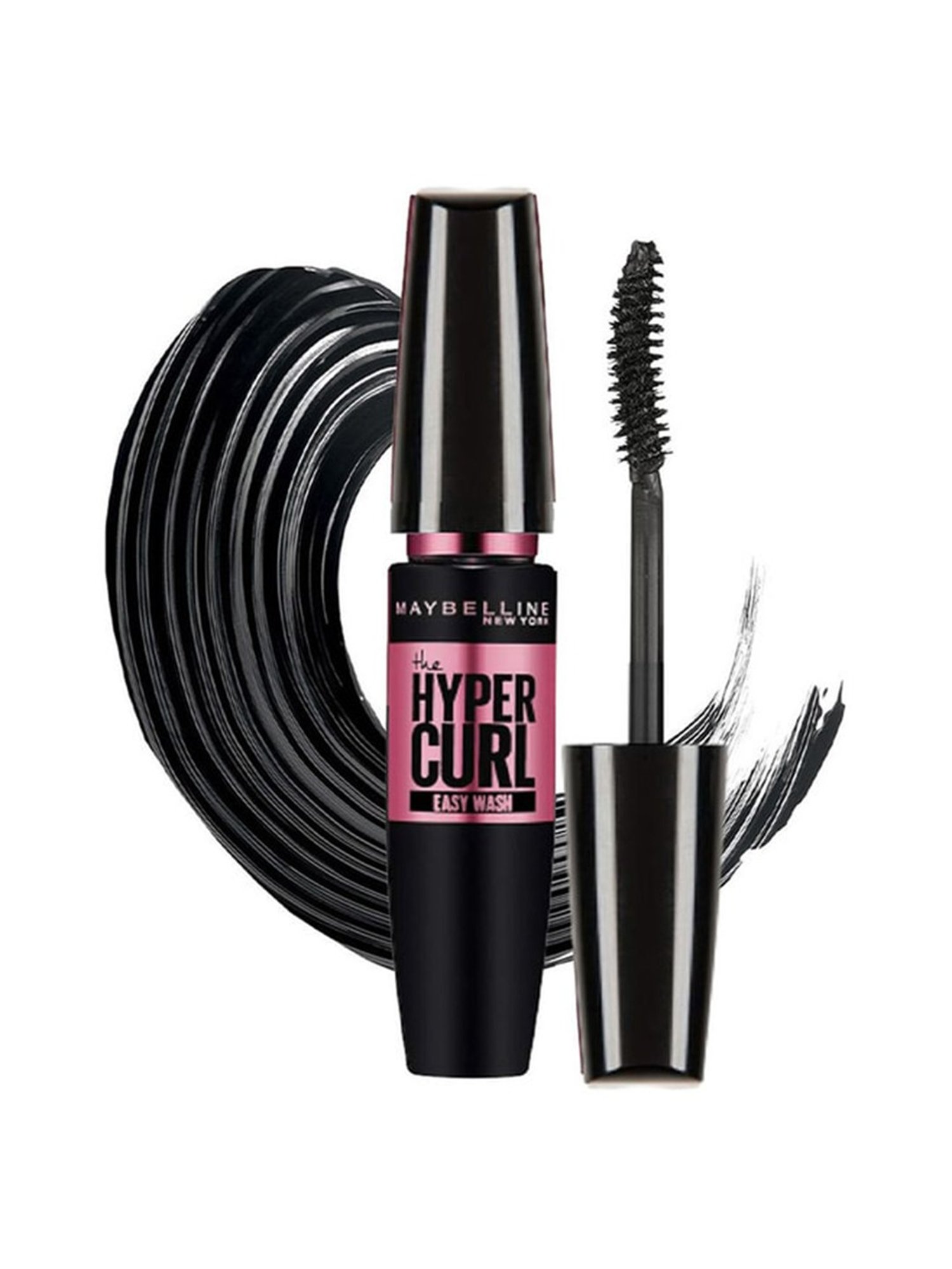 Maybelline New York Volum Express Hyper Curl Mascara - Washable Very Black,9.2ml
