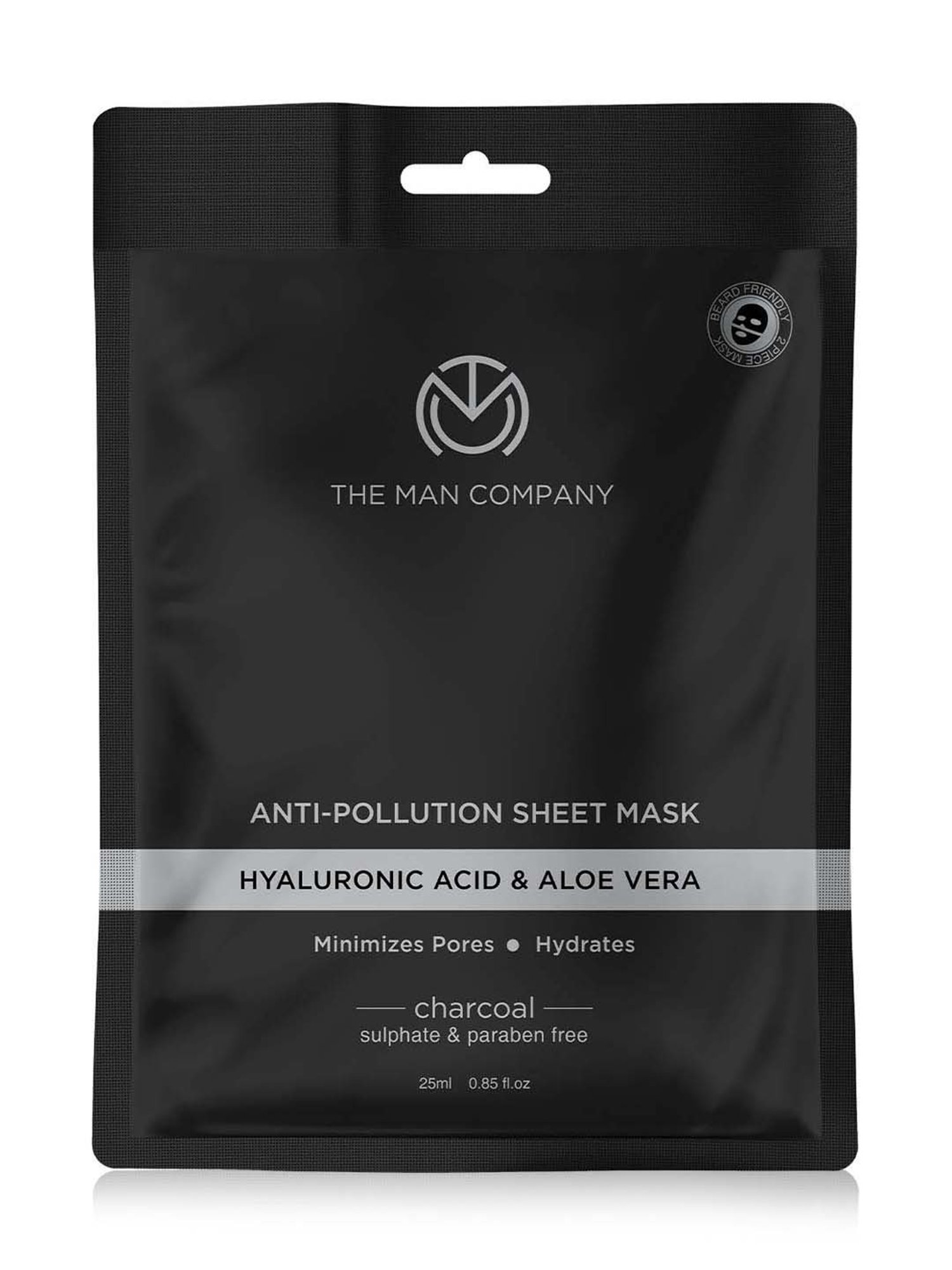 The Man Company Charcoal Face Sheet Mask (Pack of 3)