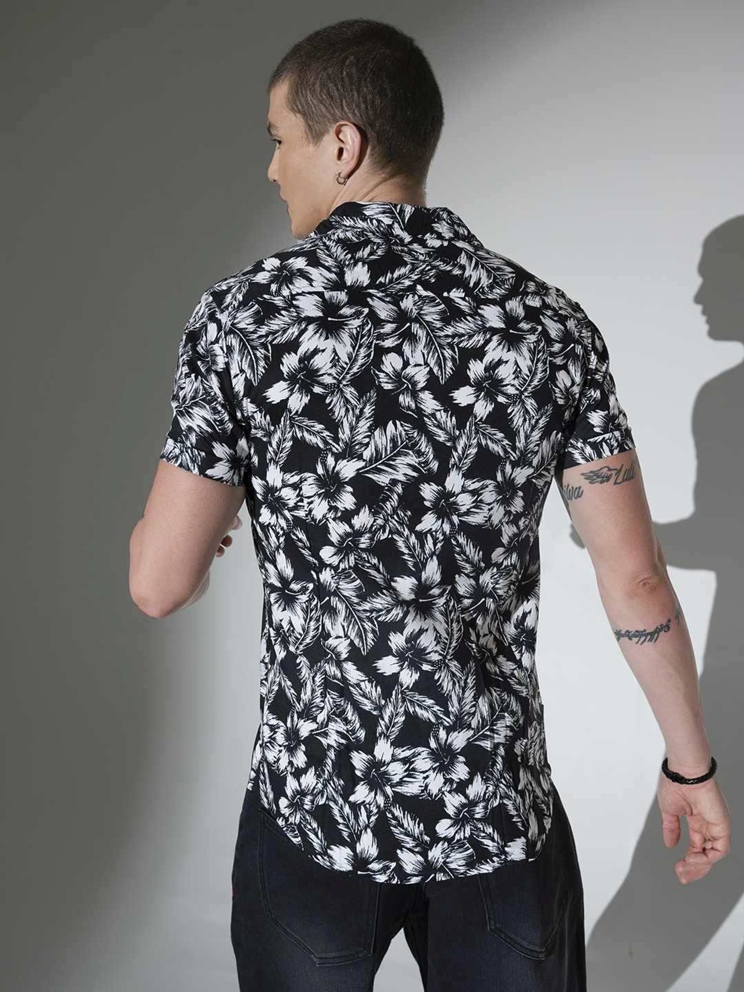 Hubberholme Multicolored Boxy Fit Printed Shirt