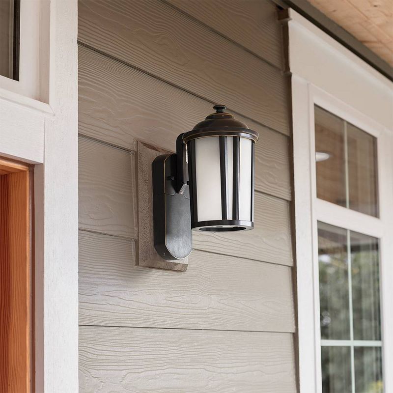 Outdoor LED Wall/Pillar Light Yellow/White - Techko Maid