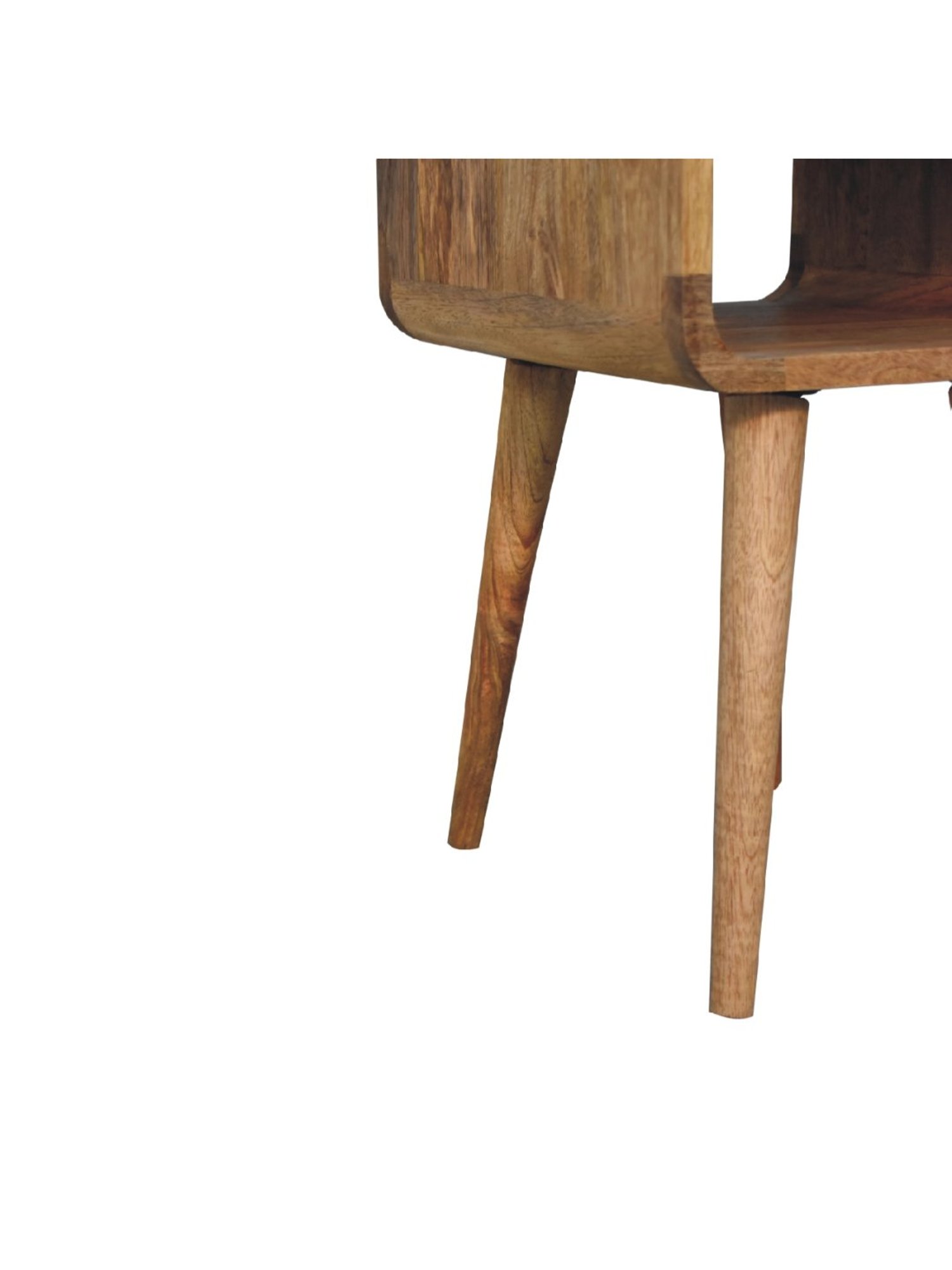 Ikiriya Avina Solid Dark Brown Wood End Table