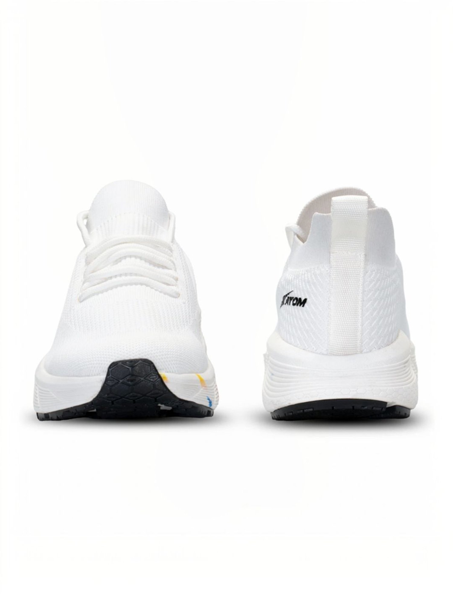 Atom Men's Ultimate White Running Shoes