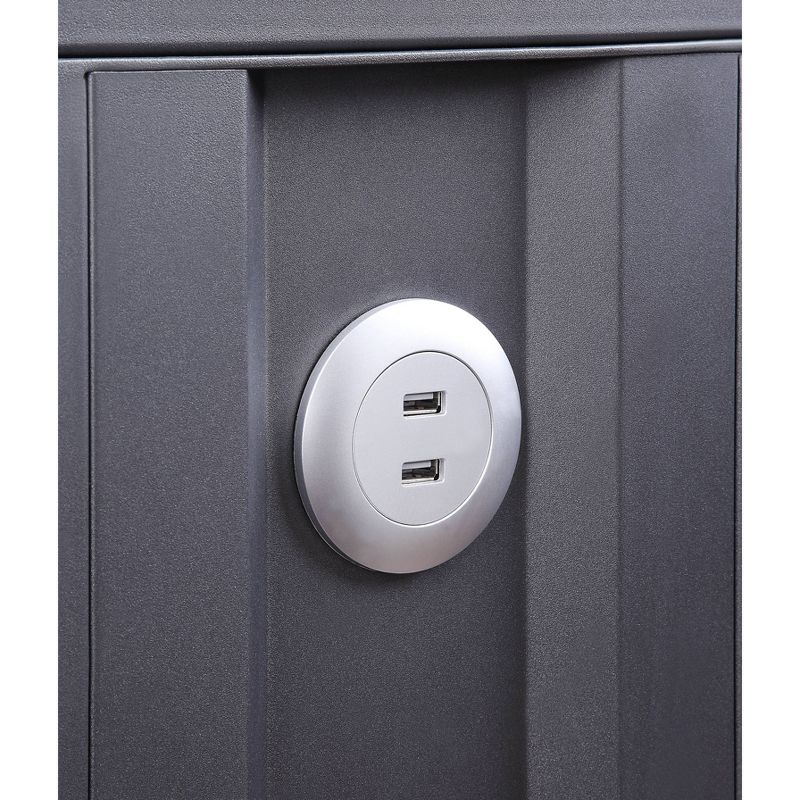 Cargo Desk Gunmetal - Acme Furniture