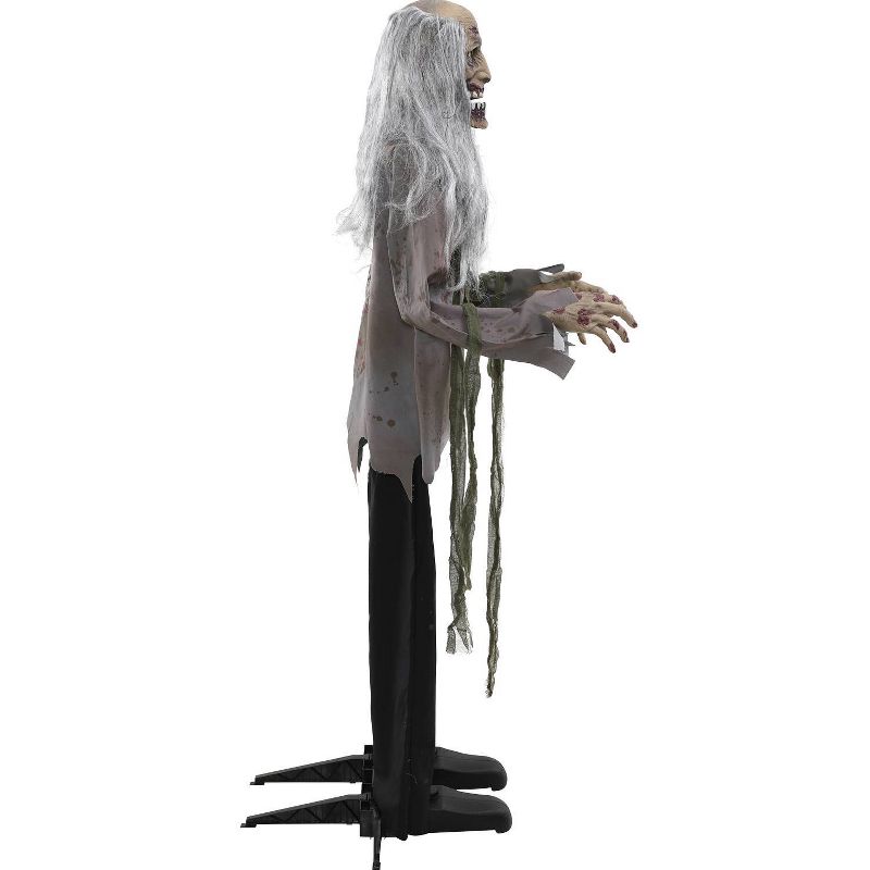 Halloween 34.0" 33" Light Up Wicked Witch Lighted Trick Treat  -  Decorative Holiday Scene Props