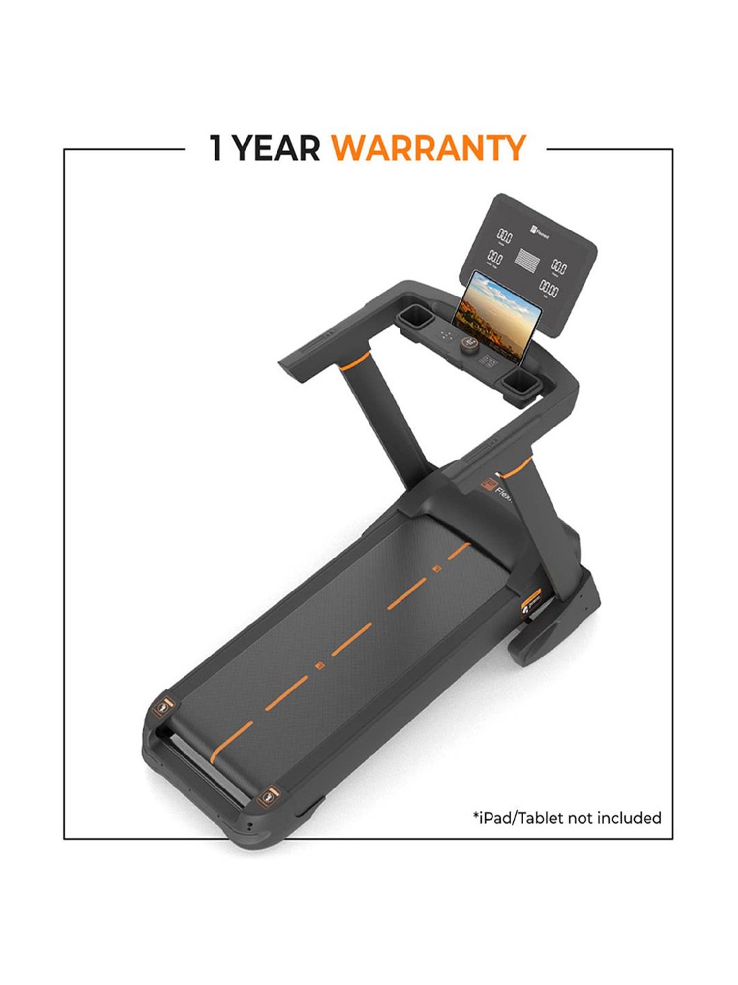 Flexnest Flextread Plus Treadmill with Incline Mode, Wireless Bluetooth Speaker