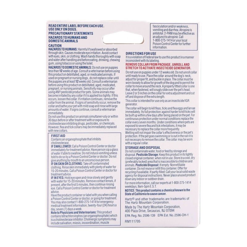 Hartz Ultra Guard Flea & Tick Collar Pet Insect Prevention - 26"