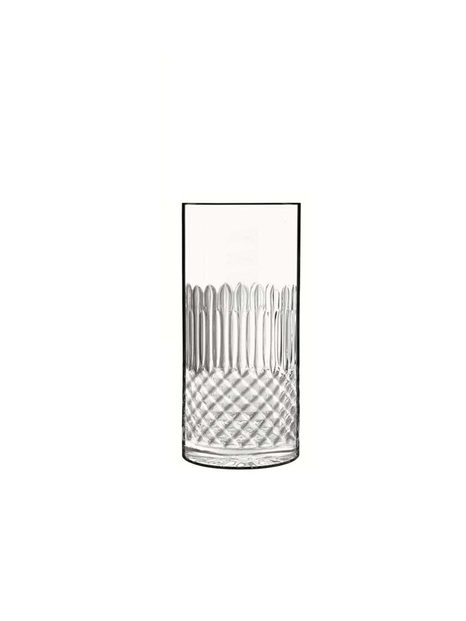 LUIGI BORMIOLI Transparent Glass Drinking Glass - Set of 4