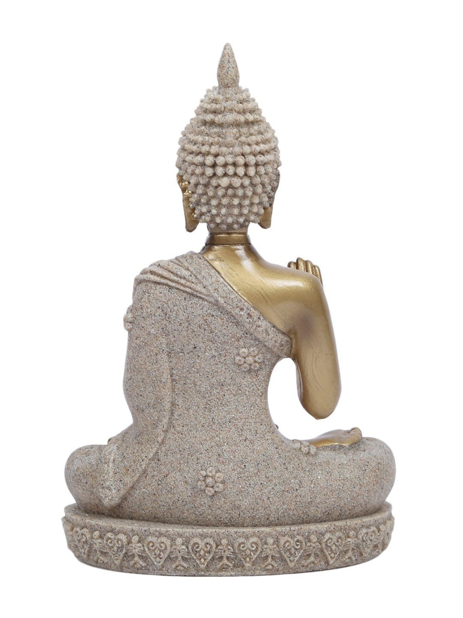 Tayhaa Golden Hue Blessing Buddha Statue