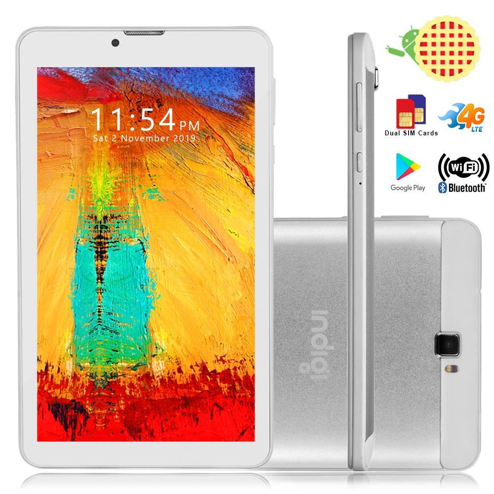 Indigi NEW Slim 7" WiFi Tablet PC w/ SIMcard Slot - Support 4G LTE GSM Unlocked Bluetooth Dual Sim + Keyboard Included!