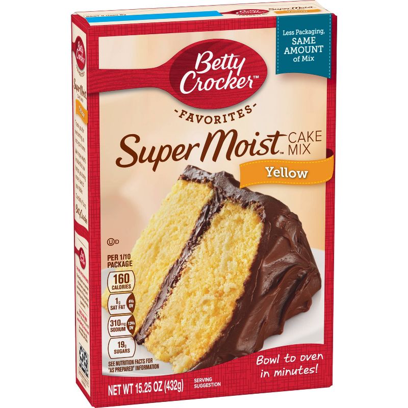 Betty Crocker Super Moist Yellow Mix - 15.25oz