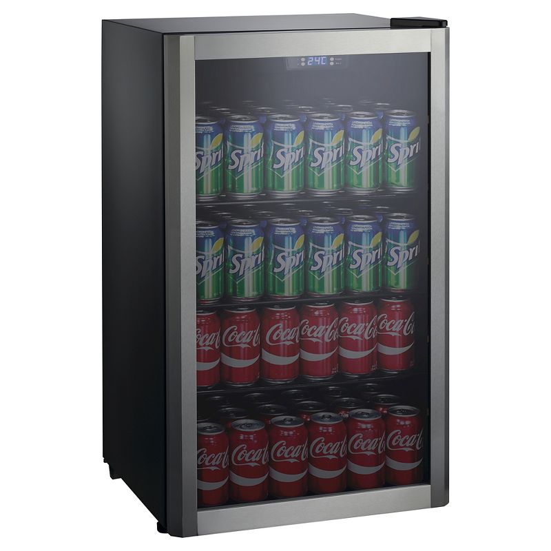 Whirlpool 3.6 cu ft Mini Refrigerator Beverage Center - Stainless Steel WHB36S