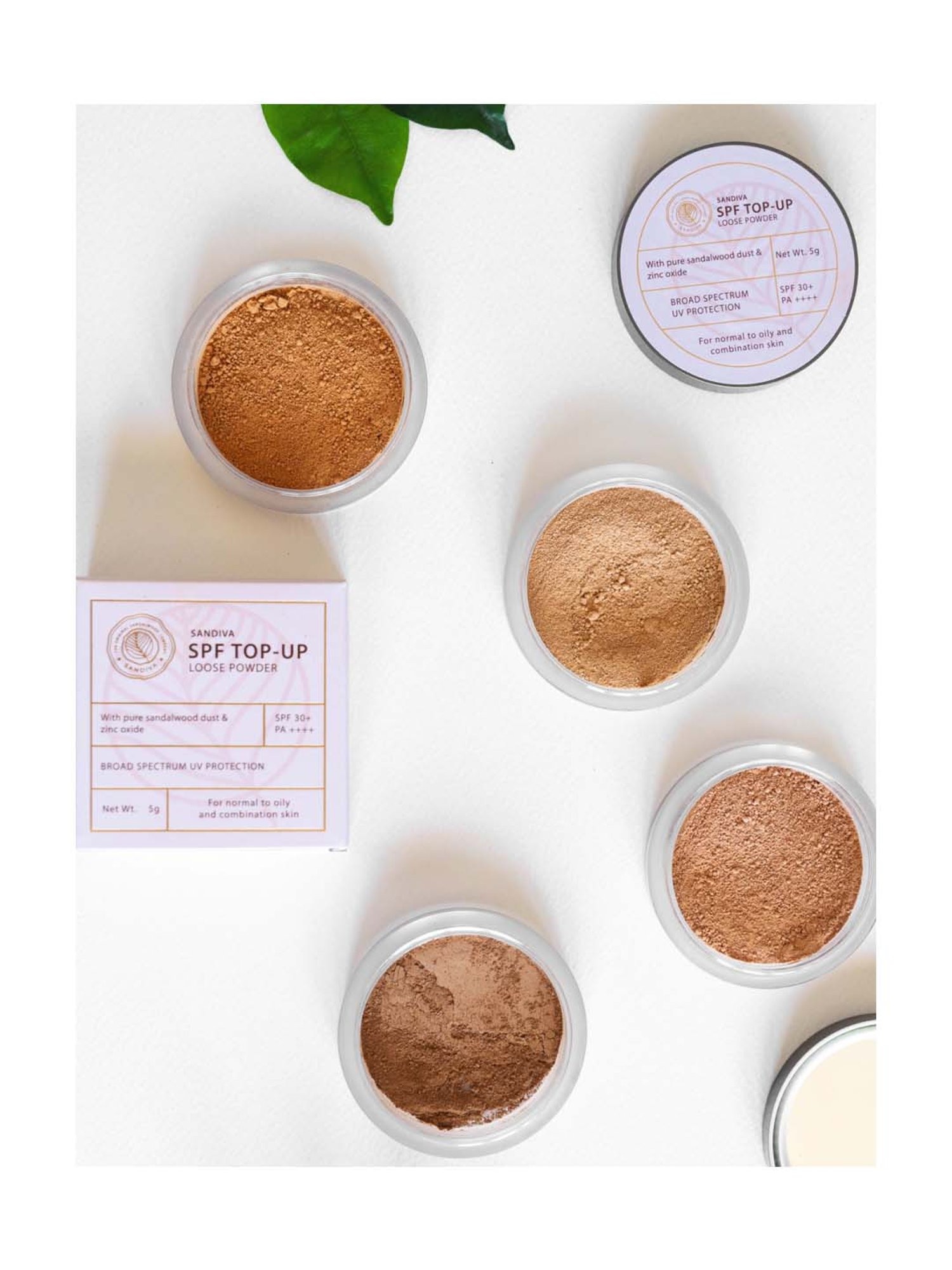 SANDIVA SPF Top-up Loose Powder with Sandalwood (33) - 5 gm