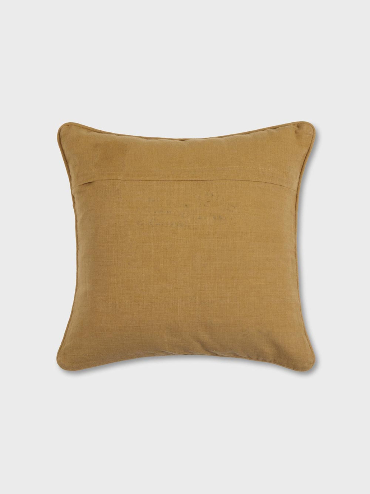 Fabindia Yellow Cotton 66 TC 180 GSM Chattai Cushion Cover