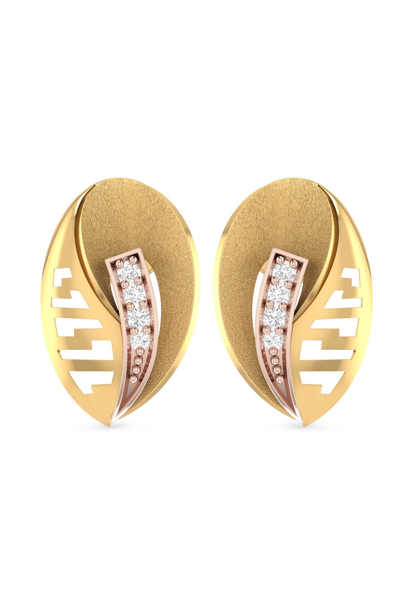PC Jeweller Keena 22 kt Gold Earrings