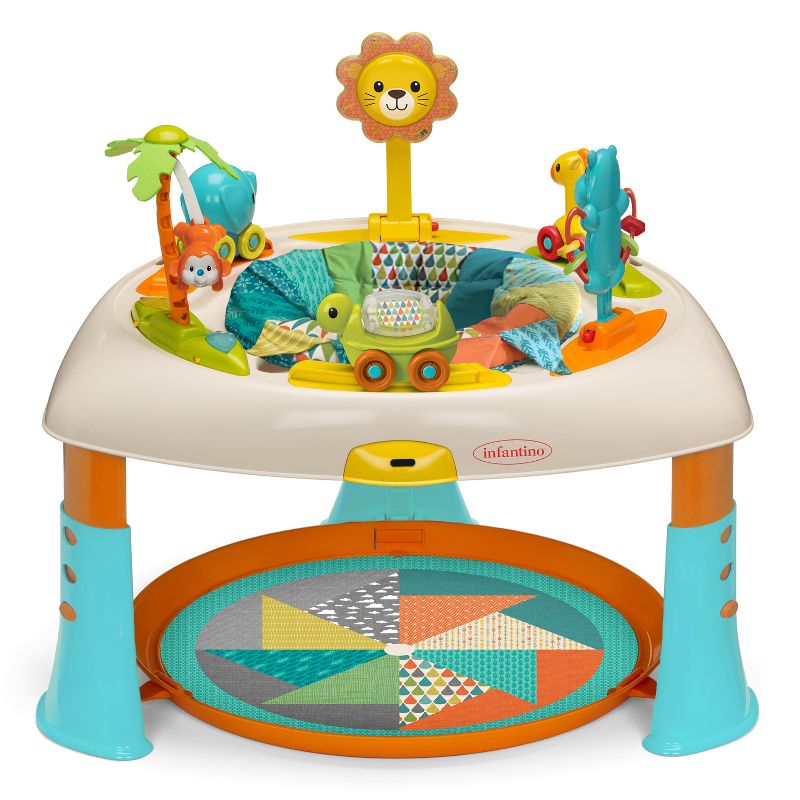 Evenflo Exersaucer Tiny Tropics 2-in-1 Baby Seat + Doorway Jumper