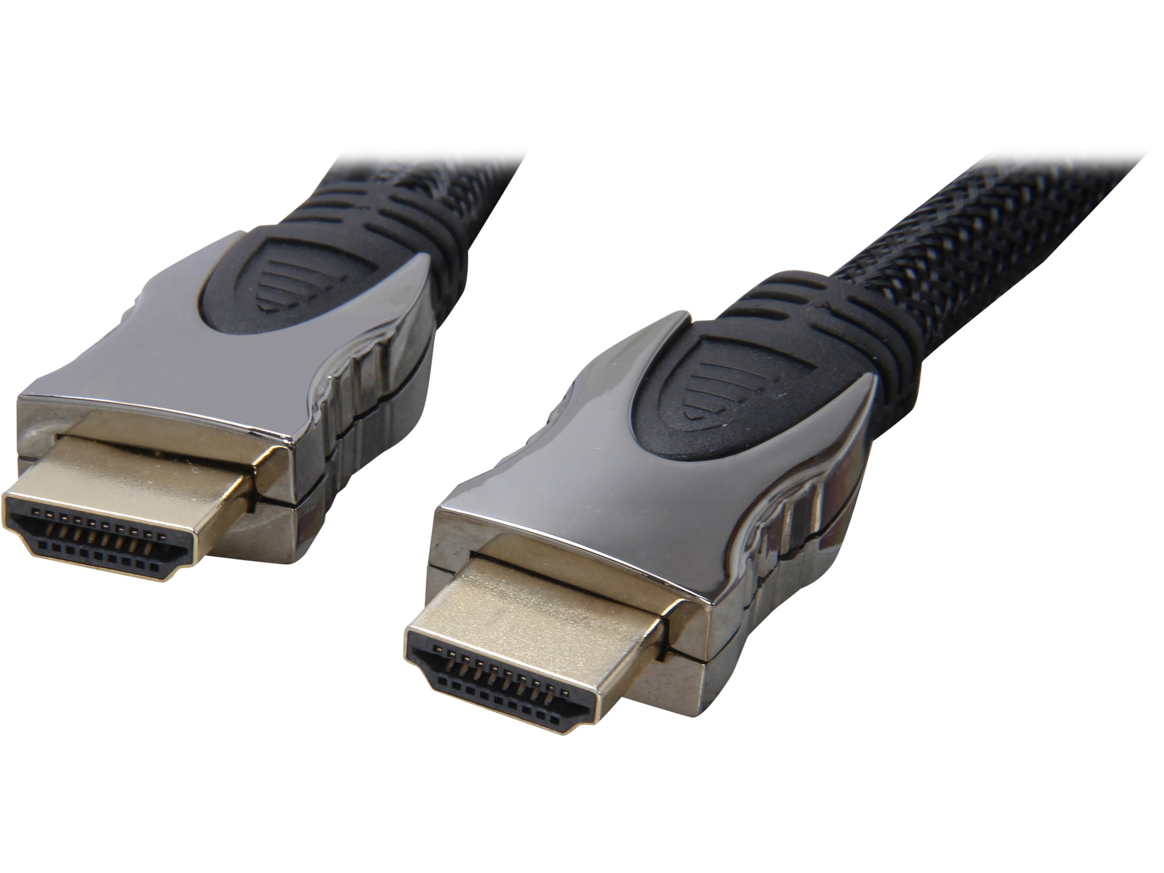 SYBA CL-CAB31035 30 ft. High Speed, High Density Braided Sheath HDMI 1.4 Male to Male Cable with Ethernet