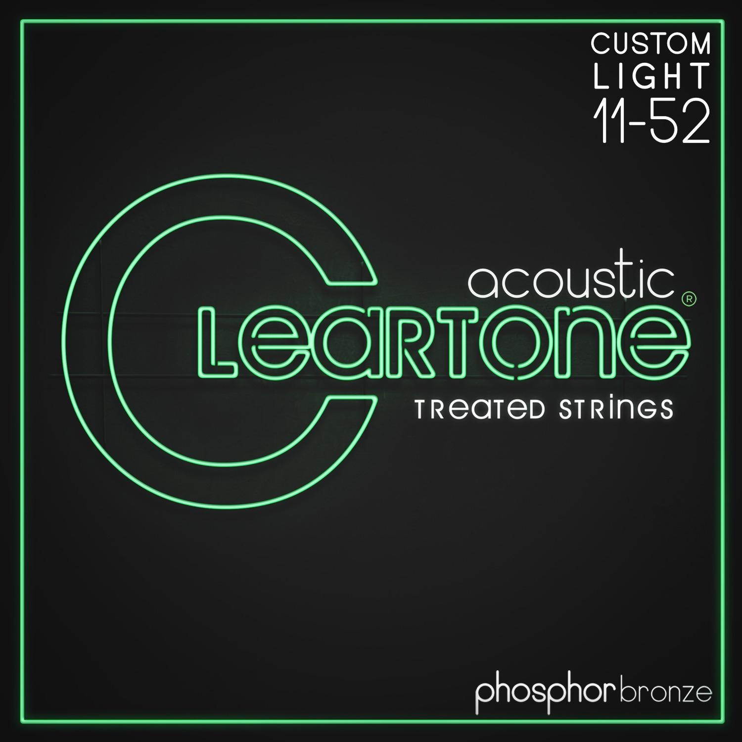 Cleartone Acoustic Guitar Strings - Phosphor Bronze - CL .011 .052 - 1 Pack