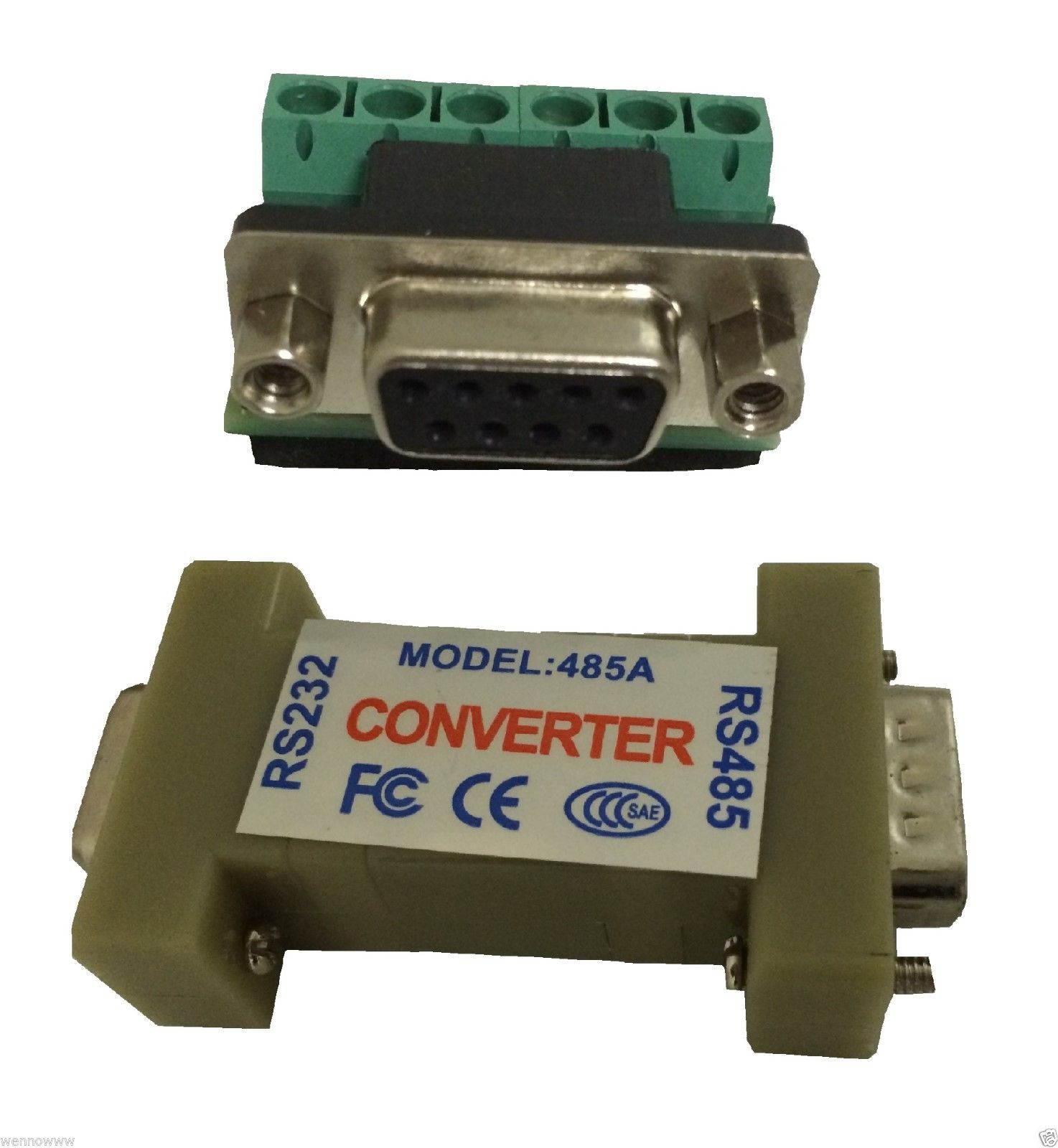 WennoW RS485 to RS232 Communication Data Converter Adapter