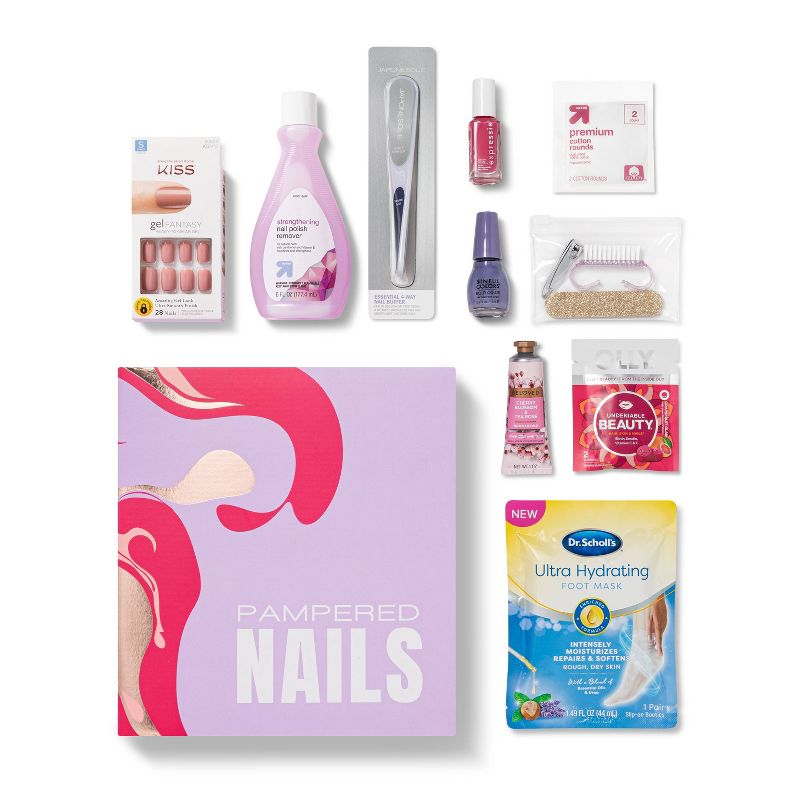  Pampered Nails Bath and Body Gift Set - 10ct