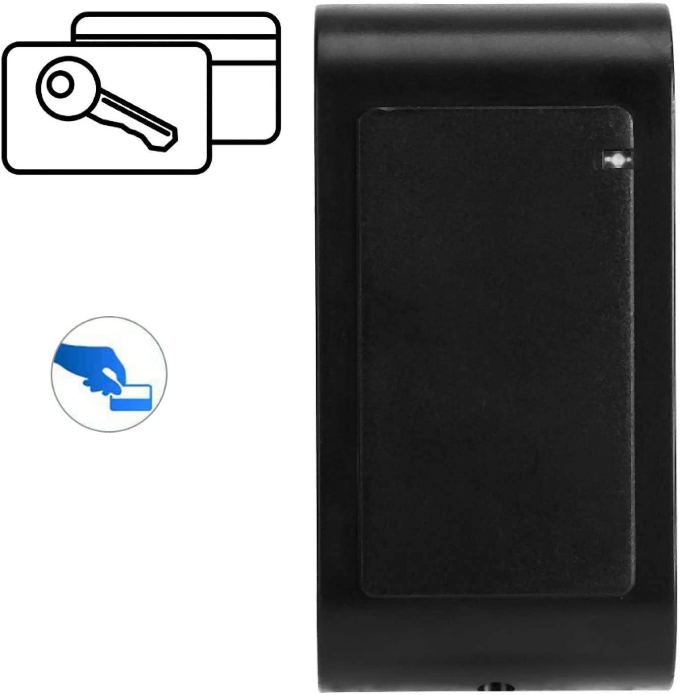 Stability Entry Card Reader, with Two Optional Card Reader Door Card Reader, IP68 Waterproof Micro Business Institutions for Access Control Systems(Swipe ID Card)