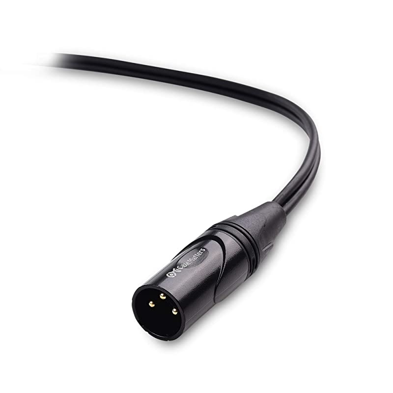 XLR Splitter Male to 2 Female XLR Y 18 Inches