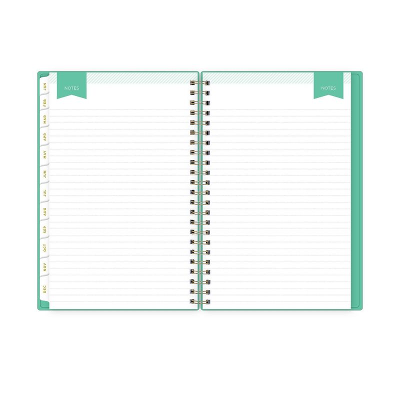 2021 Planner 5" x 8" Plastic Weekly/Monthly Wirebound Jade - Day Designer